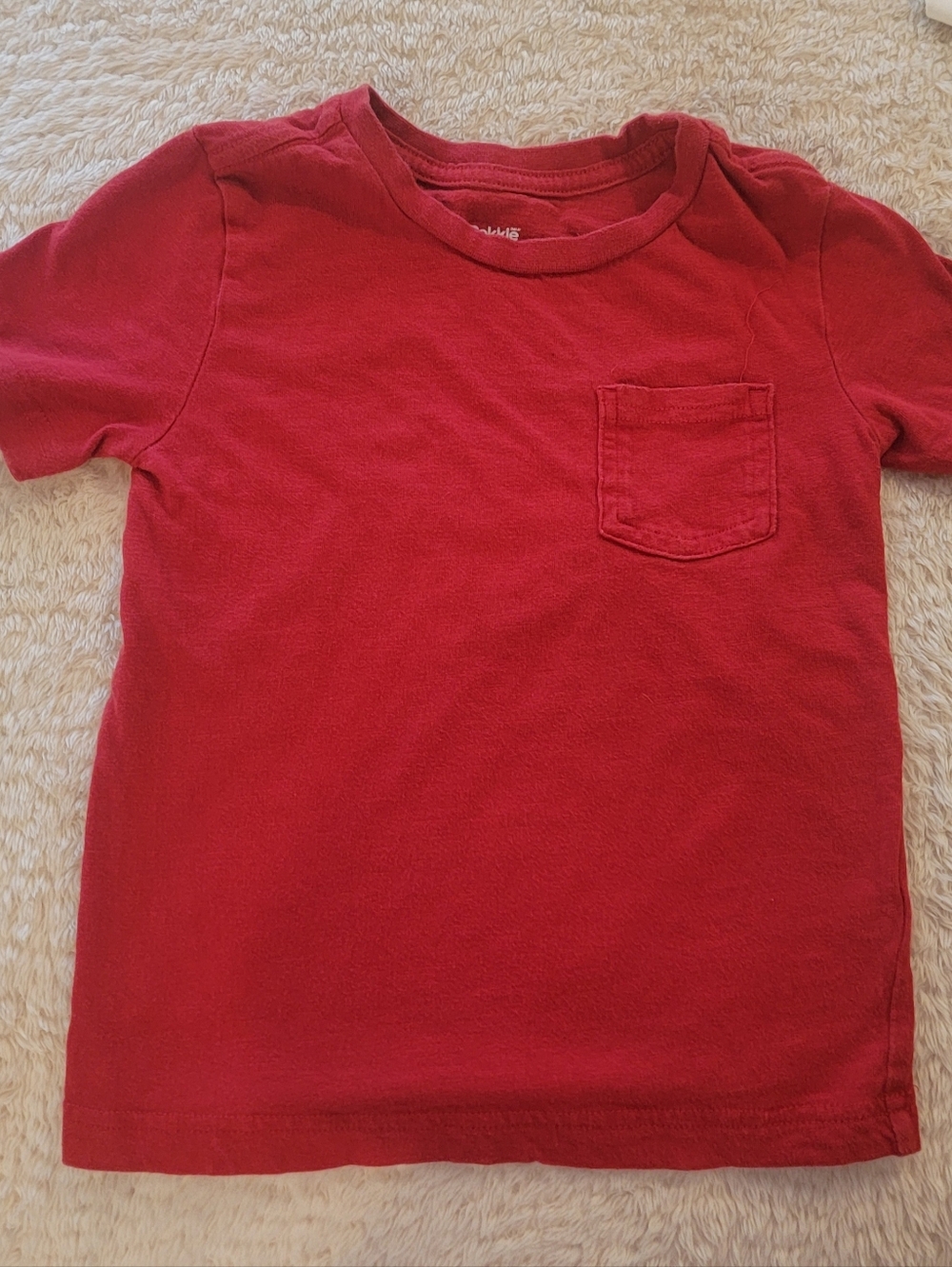 Pekkle red tee 5t